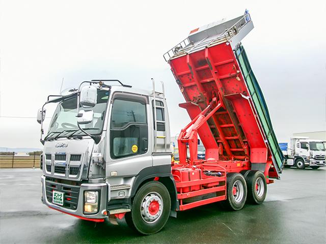 H22/10 いすゞ ギガ Lゲートダンプ LKG-CXZ77AT詳細情報|中古 H22/10 いすゞ ギガ Lゲートダンプ LKG-CXZ77AT詳細情報|中古