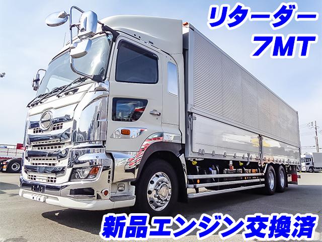 H29　日野　プロフィア　日本フルハーフ製アルミウイング　最大積載13600kg　床鉄板　7MT　リターダー