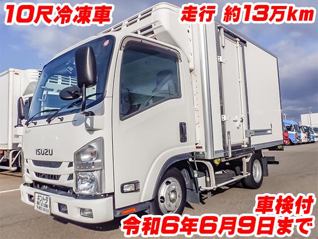 H30　いすゞ　エルフ　冷蔵冷凍車　箱：日本フルハーフ製　デンソー製冷凍機　－32度設定(低温設定)　サイドスライドドア　縞アルミ床