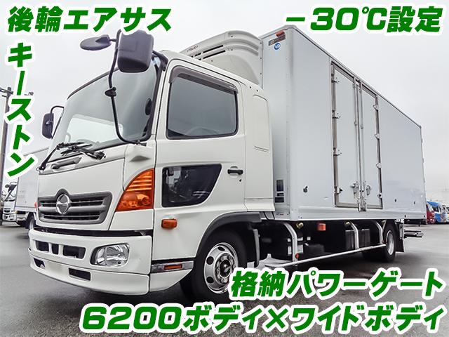 H29　日野　レンジャー　トランテックス製冷蔵冷凍車　ワイドボディ　－30度設定　後輪エアサス　キーストン　格納ゲート