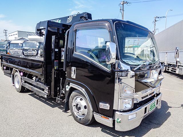H30/9 いすゞ エルフ クレーン付ハイジャッキセルフ TPG-NPR85AR