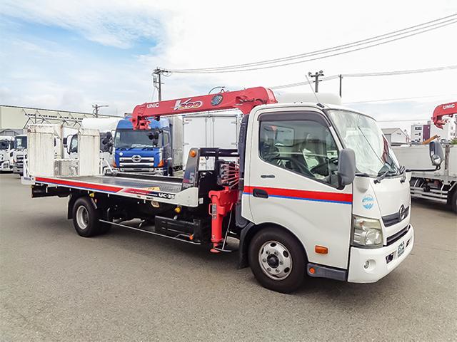 H23/10 日野 デュトロ クレーン付スライドセルフ SDG-XZU730M