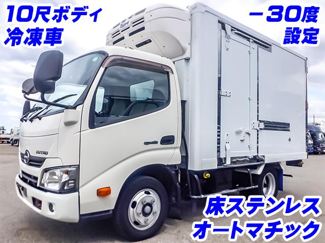 R1　日野　デュトロ　東プレ製冷蔵冷凍車　－30度設定(低温設定)　サイドスライドドア　床ステンレス　10尺ボディ　ラッシング2段