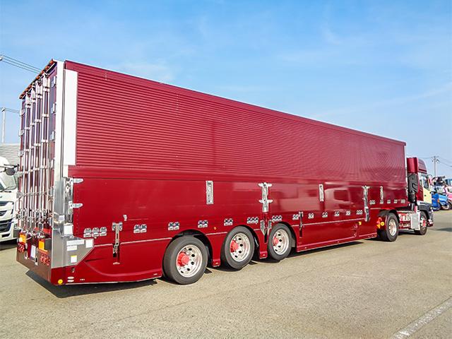 R3/8 UDトラックス クオン ウイングトレーラーセット 2PG-GK5AAB詳細