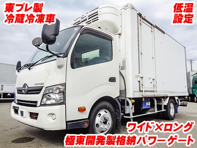 H30　日野　デュトロ　東プレ製冷蔵冷凍車　極東開発製格納パワーゲート　最大積載量3100kg　－30度設定（低温設定）