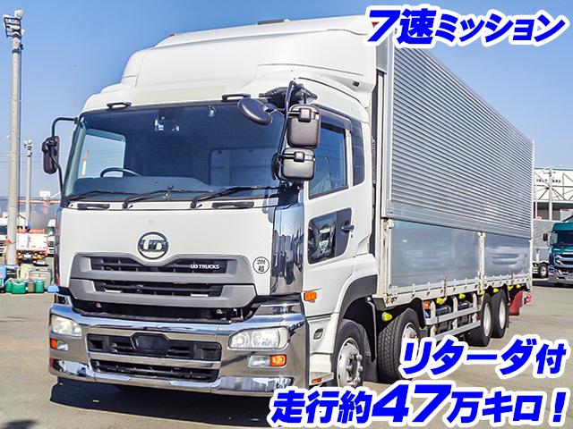 H27　UDトラックス　クオン　アルミウイング　7速ミッション　リターダ付き